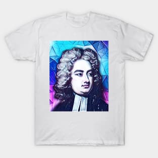 Jonathan Swift Snowy Portrait | Jonathan Swift Artwork 13 T-Shirt